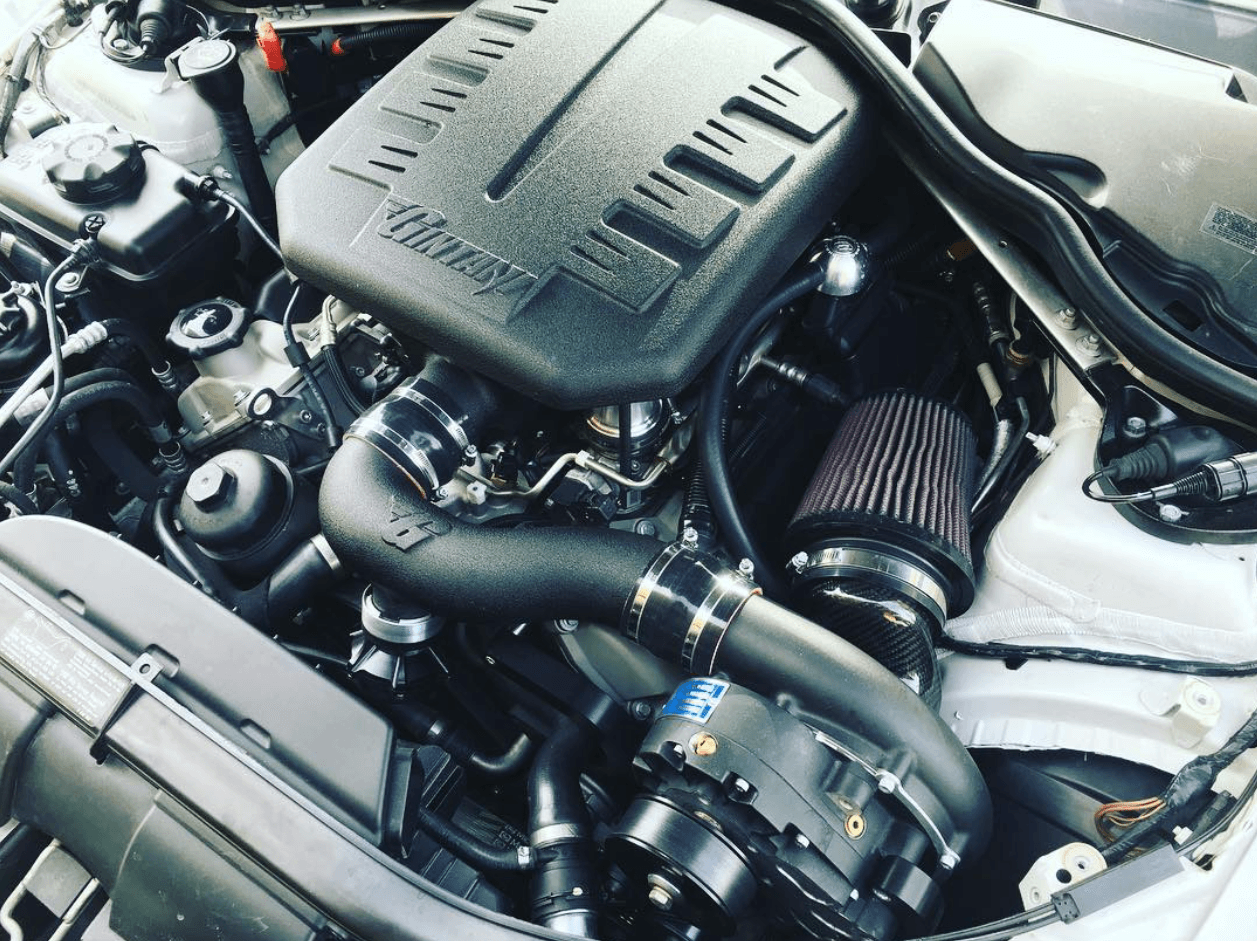 S65 forced induction engineering detail